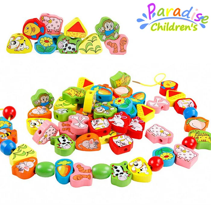 1Set Wooden children