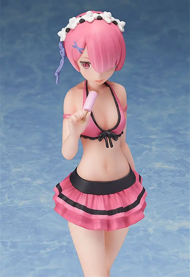 Новый популярный купальник 15 см Re Zero kara Hajimeru Isekai Seikatsu Rem Ram коллекционные экшн