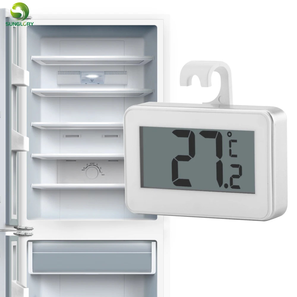Домашний Беспроводной электронный ЖК-цифровой холодильник термометр холодильник морозильник температура Кухня термометр с подвесным крюком