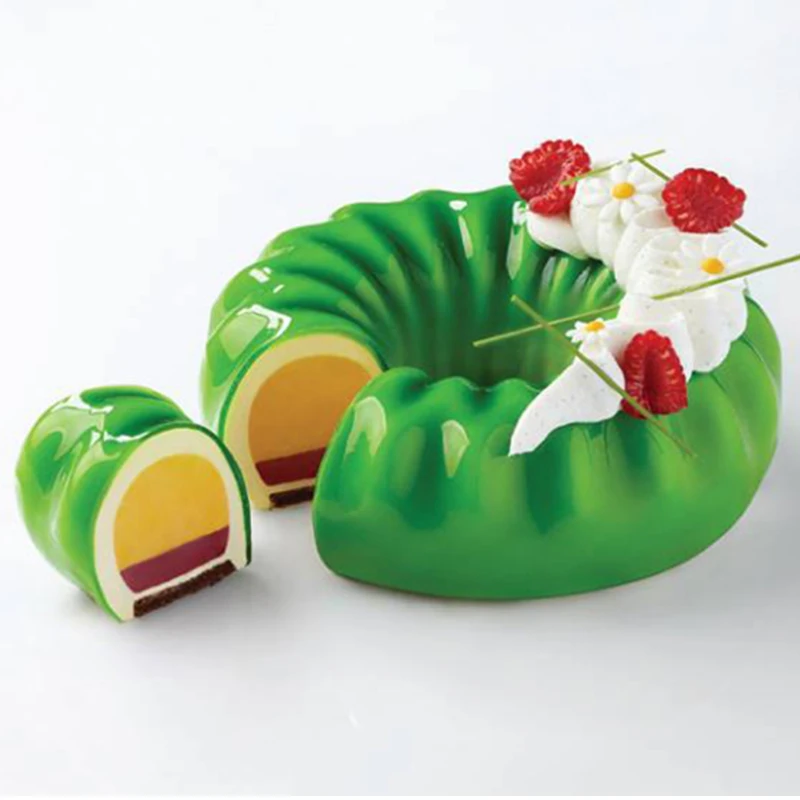 Round Ring Silicone Cake Mold for Baking and Blast Chilling Chocolate