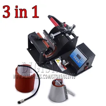 Cup mug sublimation heat press machine.Combined Mug Press 3 in 1