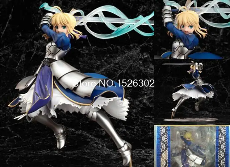 25CM Action Figure Toy Anime Fate Stay Night Saber Lily the Sword of Victory Toys Figures PVC Good Quality | Игрушки и хобби