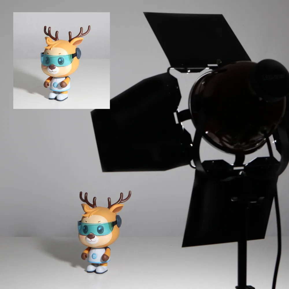 50W 5500K Red Head Light Dimmable Continuous Compact Studio Photographic Lighting Lamp Head For Studio Camera Photo video Equipment (8)