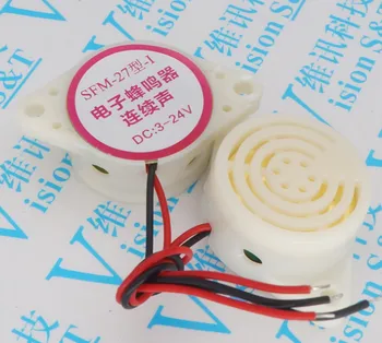 

50pcs/lot SFM-27 Electronic Buzzer DC3-24V Intermittent Sound CONT