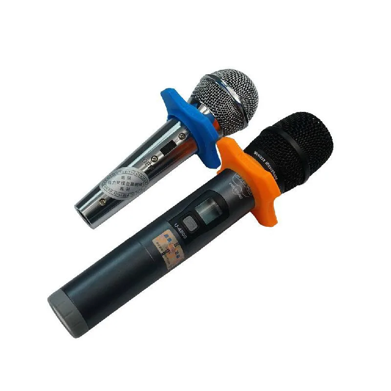 Проводной/беспроводной микрофон мягкая силиконовая подставка нескользящий круглый микрофон противоскользящее нескользящее кольцо KTV сменный ударопрочный чехол