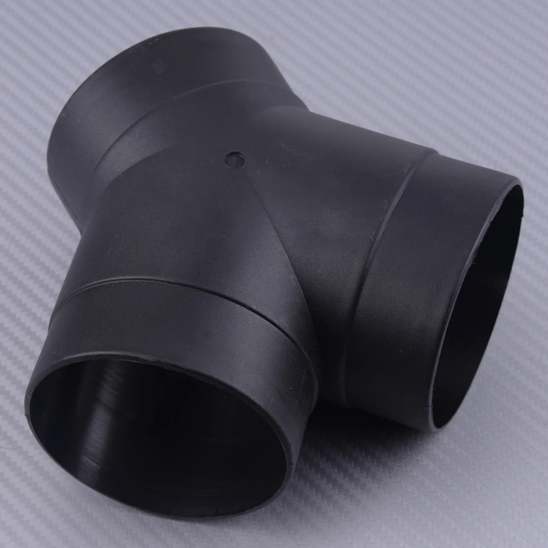 

beler Black Plastic Y 3-Outlet Exhaust Connector For Truck Boat Car Trailer Auto Air Diesel Heater