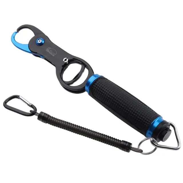 Max.18kg Fish Grabber Outdoor Portable Metal EVA Handle Grabber Fish
