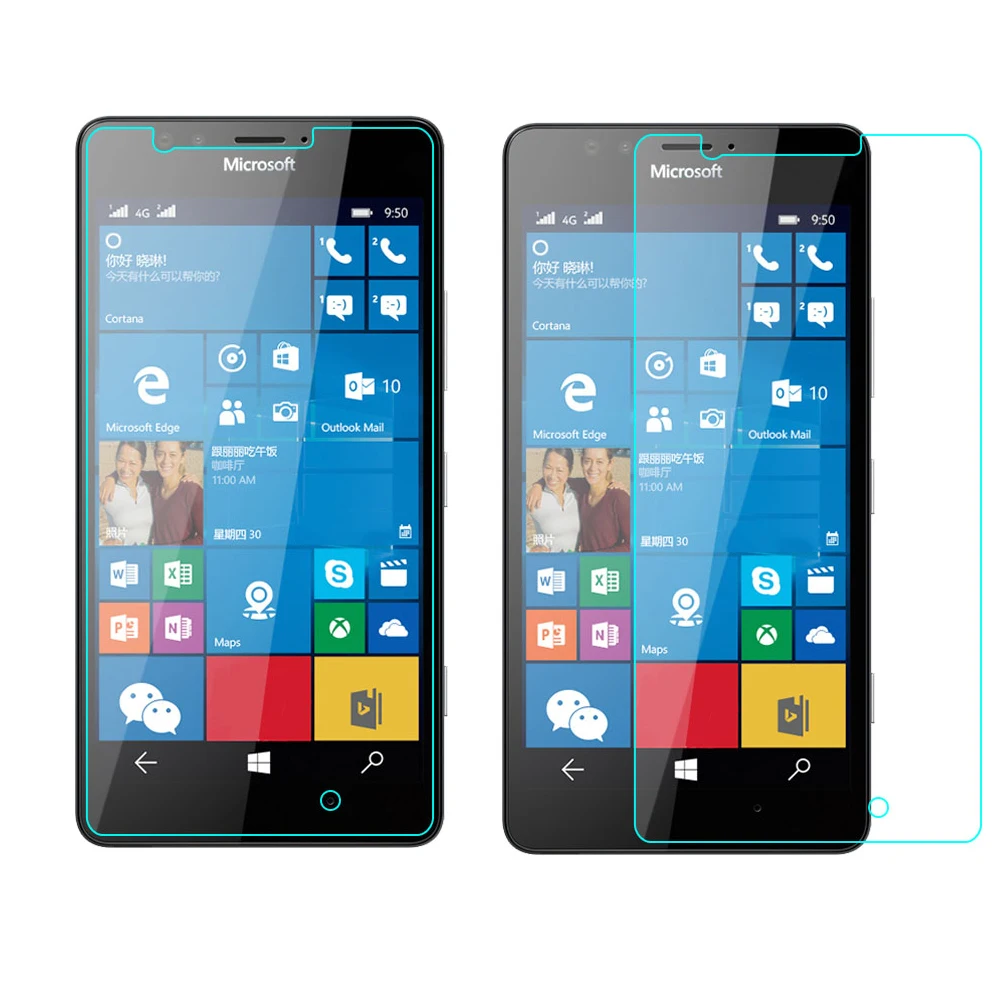 2 шт. 0,026 мм закаленное Стекло Передняя защитная пленка защитная стеклянная пленка для экрана для microsoft Lumia от Nokia 535 430 435 520 525 530 540
