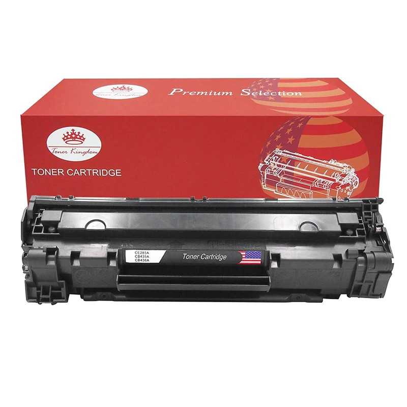 Тонер Королевство 1 х Совместимость CB435A CB435 35A черный тонер для лазерного принтера картридж для HP LaserJet P1005 P1006 P1007 P1008 P1009 принтера