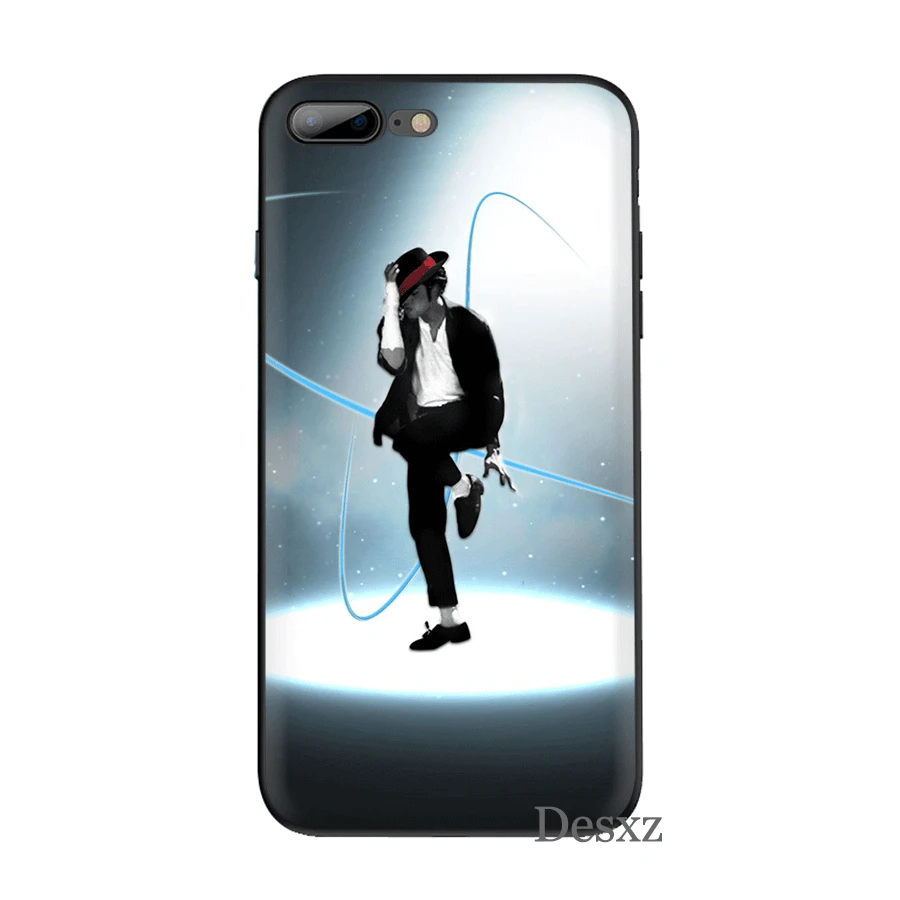 Силиконовый ТПУ чехол для телефона Майкл Джексон iPhone 11 Pro X XS Max XR 6 6s 7 8 Plus 5 5s SE