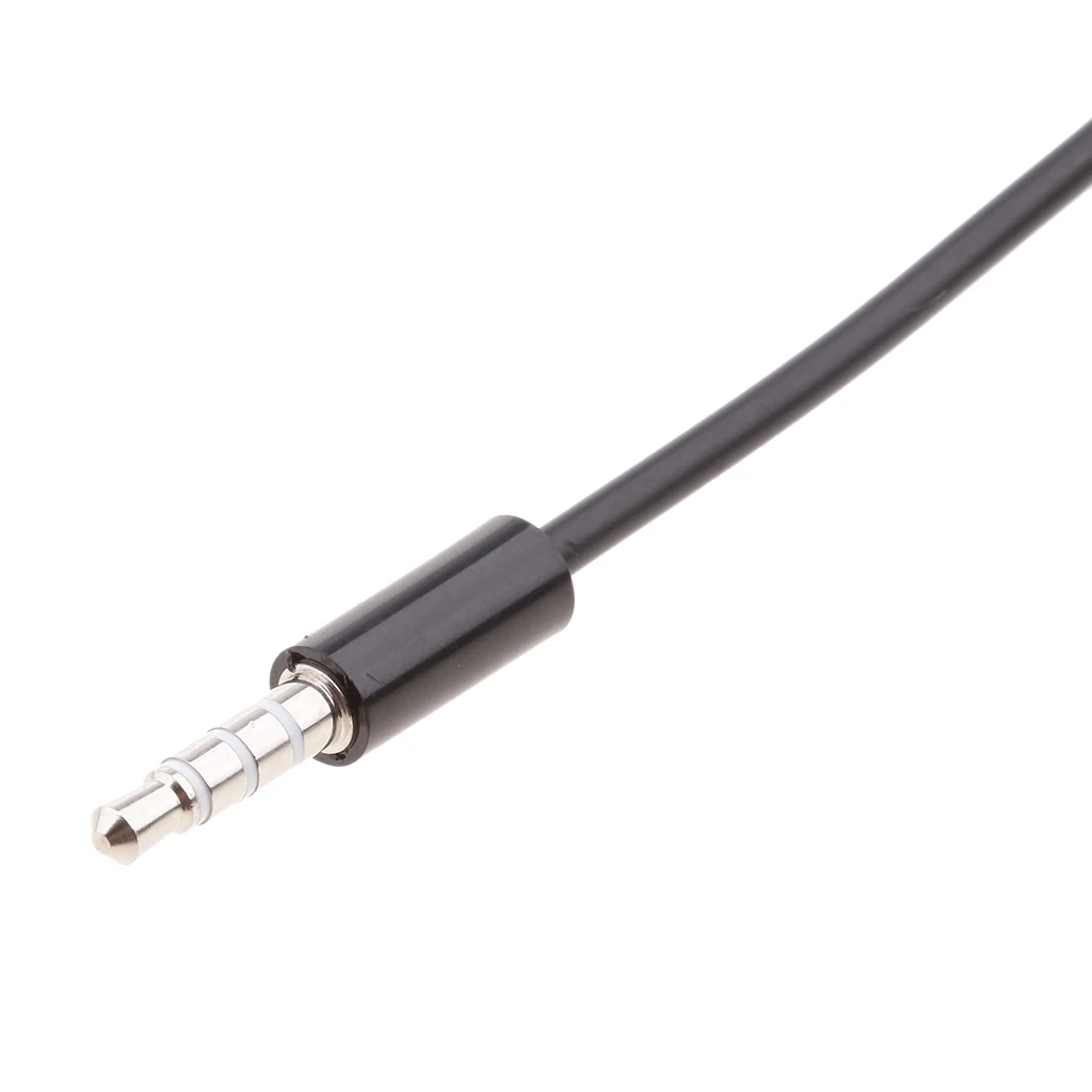 3.5mm 1/8 inch Male AUX Audio Plug Jack to USB 2.0 Female Converter Cable Cord Connect the USB flash driver