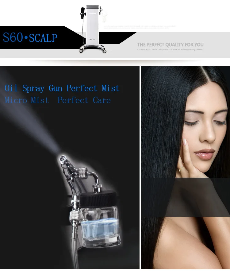 Máquina de Cuidados com o Cabelo Tintura de Cabelo Vapor de Pele Cuidados com a Pele Máquina de Umidade Recém Nano Couro Cabeludo Térmica 2020 16 o cabelo couro cabeludo máquina de cuidados