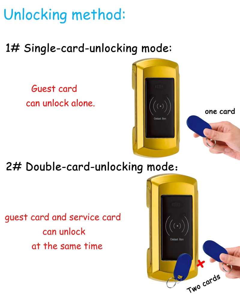 keyless card locker lock