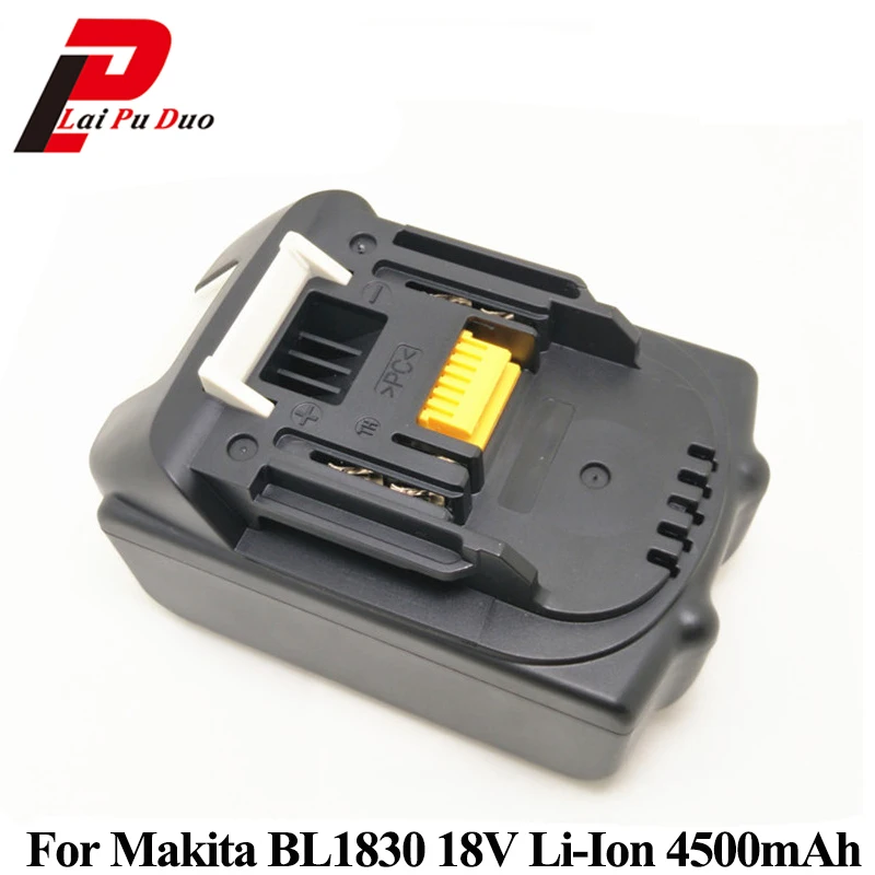 

18v 4.5Ah Li-Ion Replacement power tool battery for MAKITA:BL1830, LXT400,194205-1,BTD140 ,194230-4,BTL061F,LXT402,BDF452HW