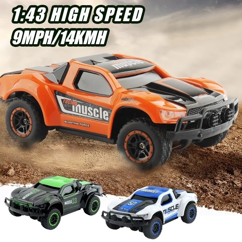  1:43 14KM/H Racing Car 2.4Ghz High Speed RC Radio Remote Control Car Mini RC Rock Crawlers Cars Model Vehicle