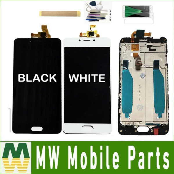 Goede Met Zonder Frame ORIGINELE Voor Meizu Meilan M5C 5C A5 M710H Lcd Touch Screen Sensor Digitizer Vergadering Zwart wit + Kit