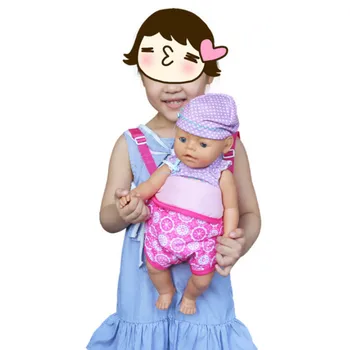 

Besegad Portable Baby Doll Shoulder Storage Bag Backpack Carrier for 18 inch Doll Toys Accessories