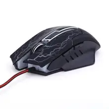 Профессиональная Проводная игровая мышь 3200 dpi светодиодный оптическая мышь с 4 настройками dpi 6 кнопок для профессионального игрового ноутбука, ПК, ноутбука