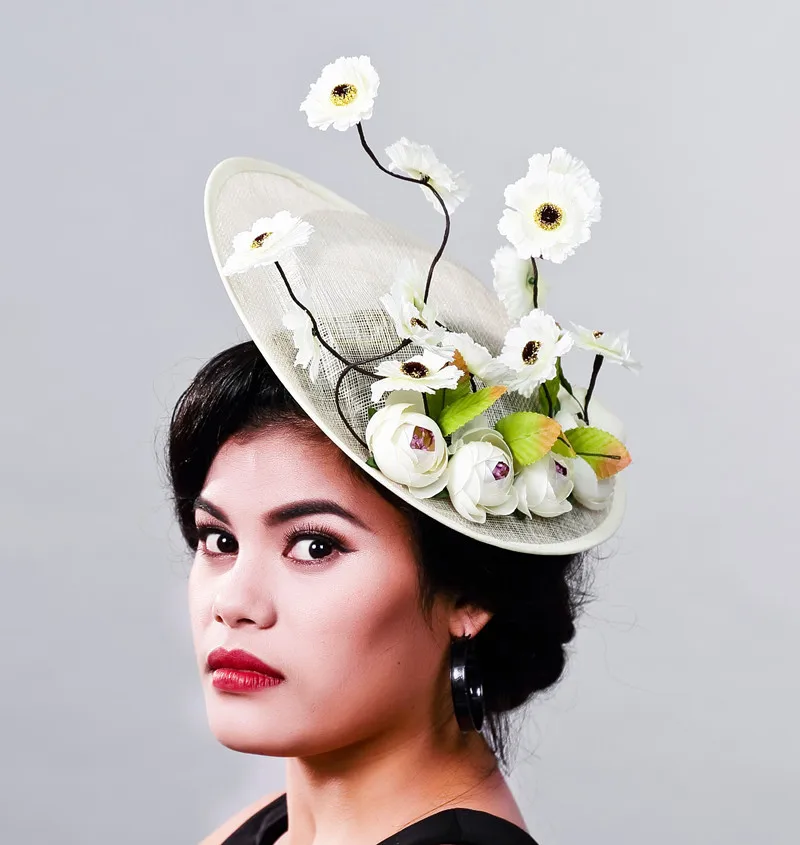 Элегантная женская кепка-чародей в стиле дерби с модным цветком, головной убор для гонок, вечерние, Коктейльные, официальные, fedora cap