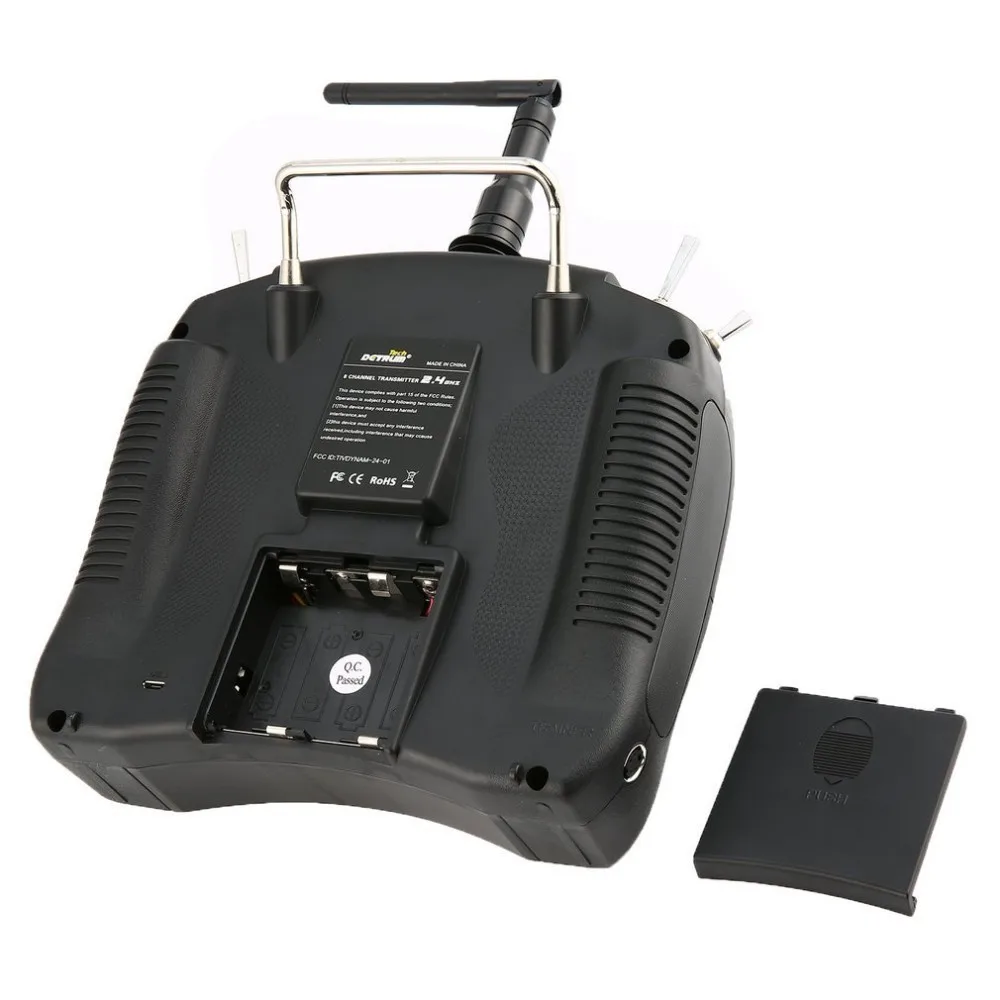 

Detrum 2.4G GAVIN-8C DSSS- FHSS Hybrid Dual-Spread 8 Channels Remote Control Tx Transmitter DTM-T008W / Programmable System