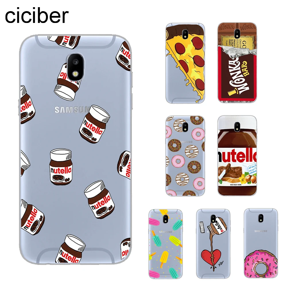

ciciber Donuts Chocolate For Samsung Galaxy J8 J7 J6 J5 J4 J3 J2 J1 Pro Core Plus Prime mini 2017 2018 2016 Phone Cases Soft TPU