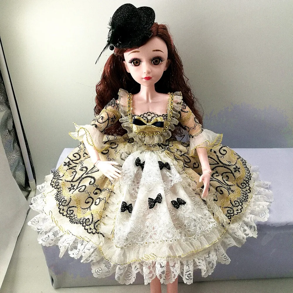 BJD кукла 1/3 60 см кукла с BJD одежда парики обувь макияж девушка подарок игрушки ручной работы силиконовая кукла реборн модная игрушка для детей