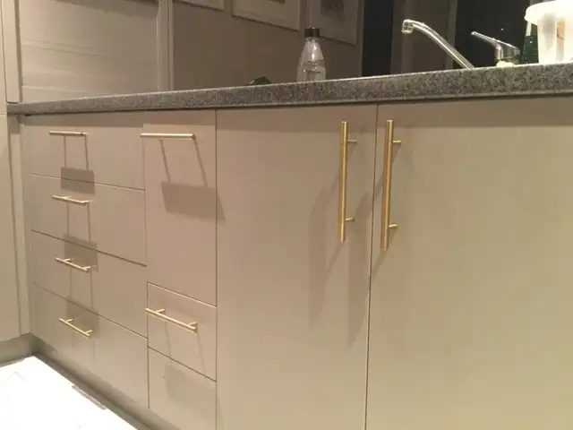 Polished Brass Cabinet Pulls Hole Spacing 2 5inch 10 Inch Kitchen
