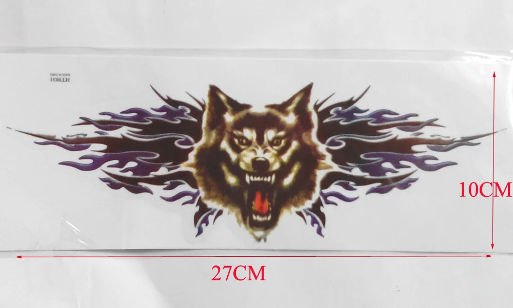 Buy 1 Pair, WOLF sticker for motorcycle,chopper, dirt