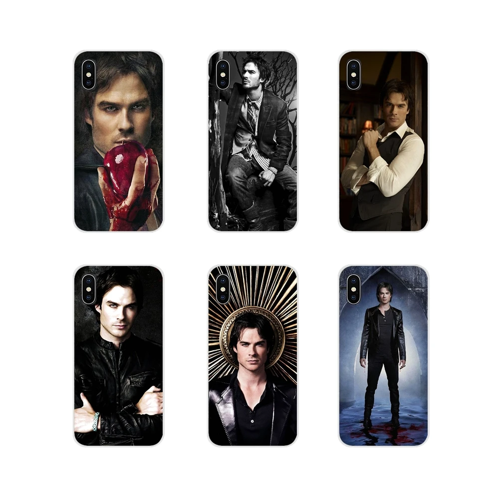 

For Samsung A10 A30 A40 A50 A60 A70 Galaxy S2 Note 2 3 Grand Core Prime Silicone Shell Cover the Vampire Diaries Damon Salvatore