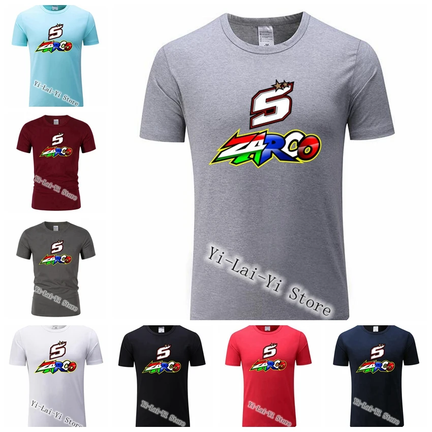 

T Shirt Man Short Sleeve Crewneck T-Shirts ZARCO Male Popular Oversize ZARCO No. 5 Tee Shirt Top Tee Moto TShirt