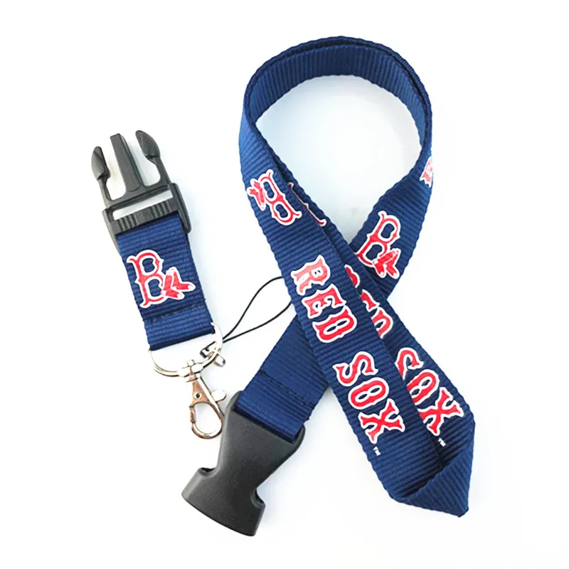 

Basketball Boston Charm Lanyard Neck Strap Keychain & Key Ring For ID Pass Card Badge Gym Key Phone USB Holder Rope Lanyard
