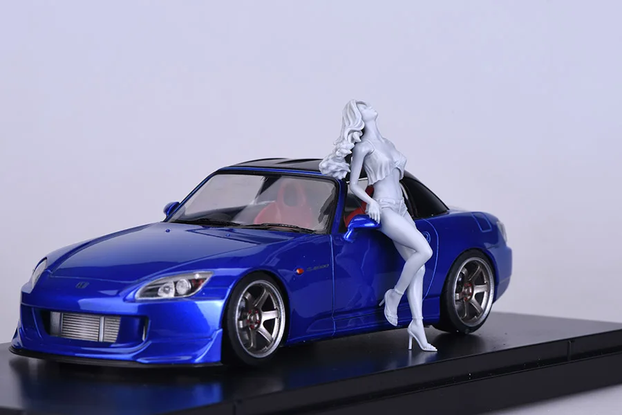 

1:24 Resin Figure Model Kit Unassambled Unpainted //G307 (NO CAR)