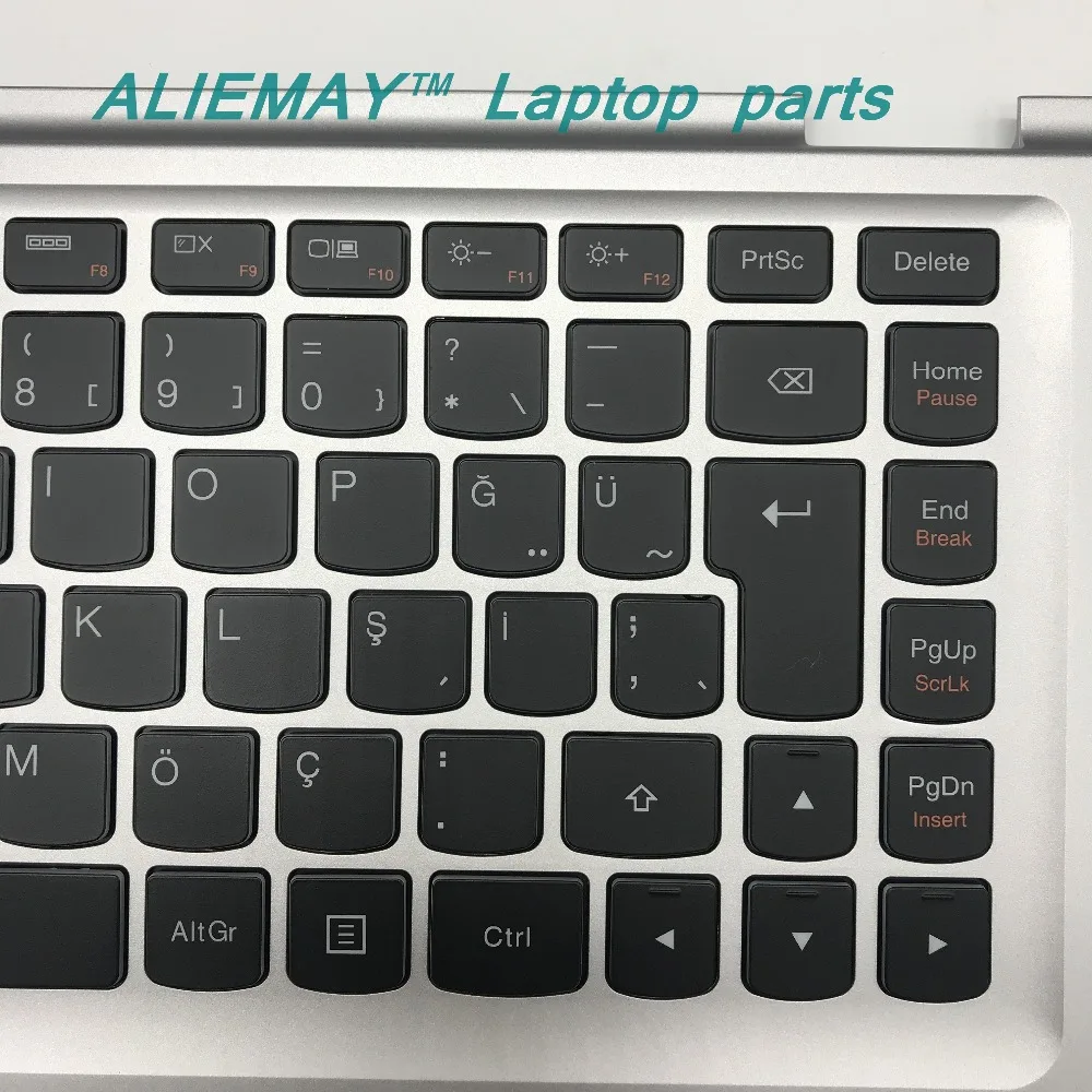 Запчасти для ноутбука LENOVO YOGA 2 13 Yoga2-13 серебристого цвета с подсветкой TURKY Keyboard 90205154