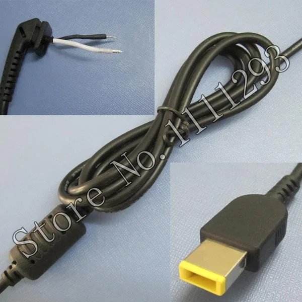 DC Square Interface Plug with pin Cord  Cable for IBM Lenovo Laptop  Notebook Charger Adapter