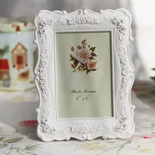 Креативная фоторамка Розы Цветы Кристалл Алмаз белый европейский стиль Модные Винтажные Украшения фоторамки аксессуары для дома