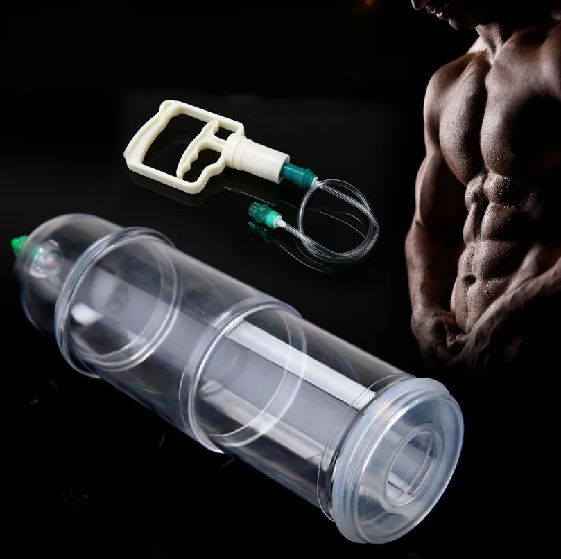 New Arrival Men Penis Enlarger Vacuum Pump Bigger Growth Enlargement Enhancer + 3 Sleeves AN5Y1