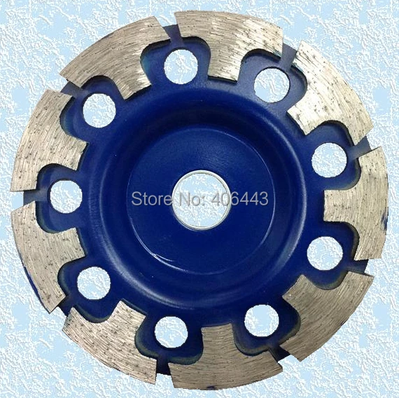 

5" T-type Diamond Grinding Cup Wheel for Grinding and Polishing Cement Concrete, Granite and Marble