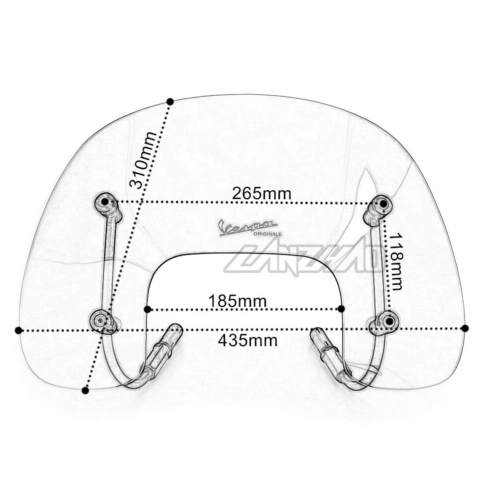 vespa lx150 windshield (1)