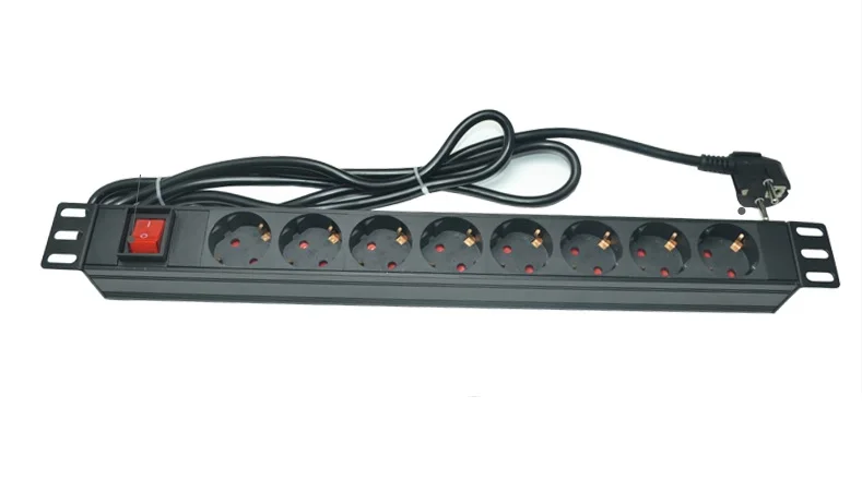 

16A 4000W 1U Rackmount 8 Outlet PDU Power Distribution Unit