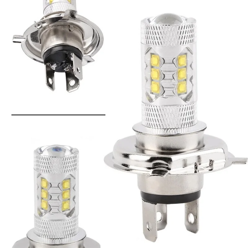 Светодиодная лампа 2828/3030 80W 6500 K-7000 K белая светодиодная для (12-24 V) автомобильная
