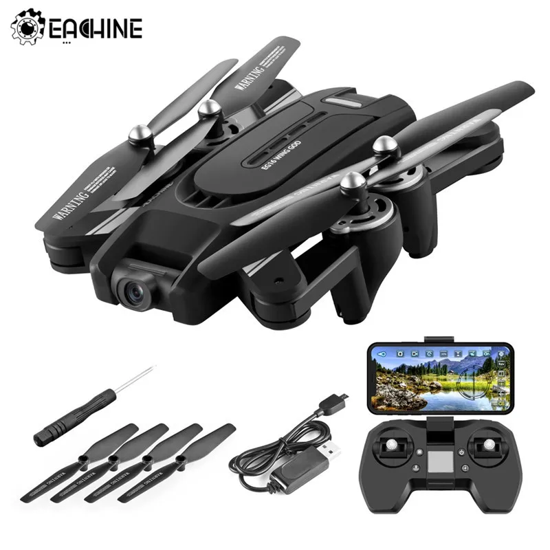 Eachine EG16 WINGGOD GPS 5G WiFi FPV Quadcopter with 4K HD Camera Foldable Optical Flow Positioning Dual Lens RC Airplanes RTF | Игрушки и