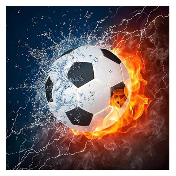 

5D DIY diamond painting scenery football Full diamond embroidery rhinestones Cross stitch Embroidery Crafts Decoration gift
