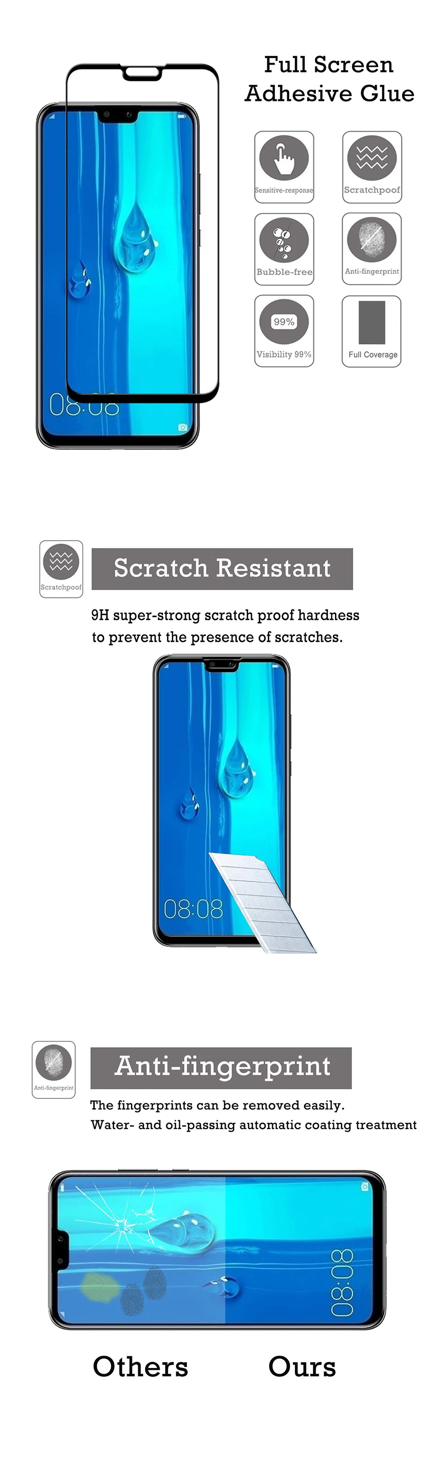 screen protector huawei y9 2019