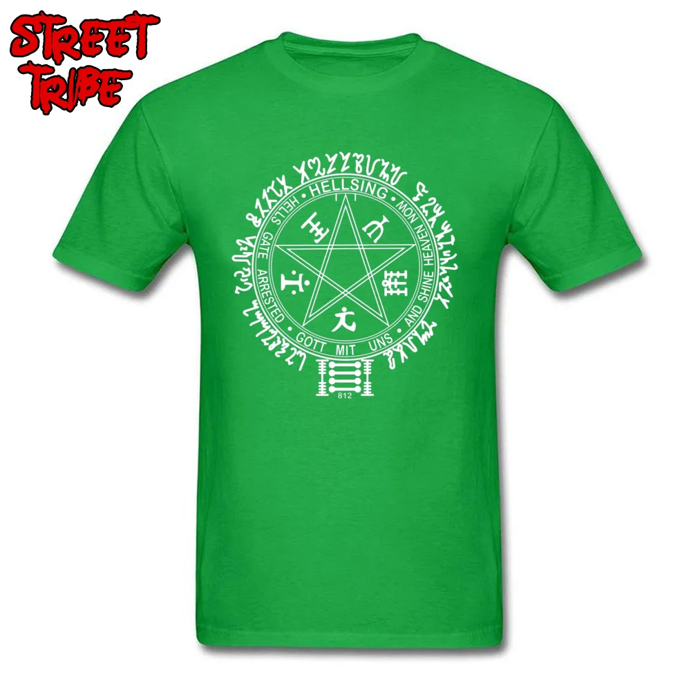 Gift Hellsing Alucard glove 12320 Short Sleeve Mother Day Tops Shirt Hot Sale Round Collar 100% Cotton Tops T Shirt Men T Shirts Hellsing Alucard glove 12320 green