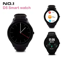No. 1 d5 smart watch ips dual-core sync bluetooth wifi gps schrittzähler Heart Monitor 512 MB RAM 4 GB Smartwatch Für Android iOS 2016