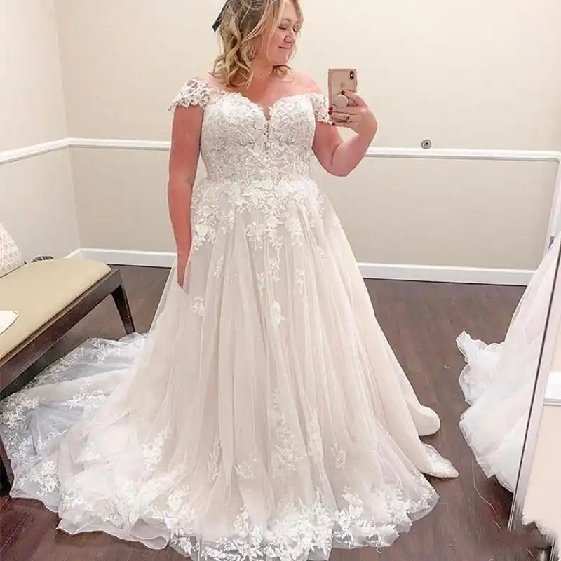 yderligere prøve nedbryder Aliexpress Plus Size Wedding Dresses Online Sale, UP TO 66% OFF