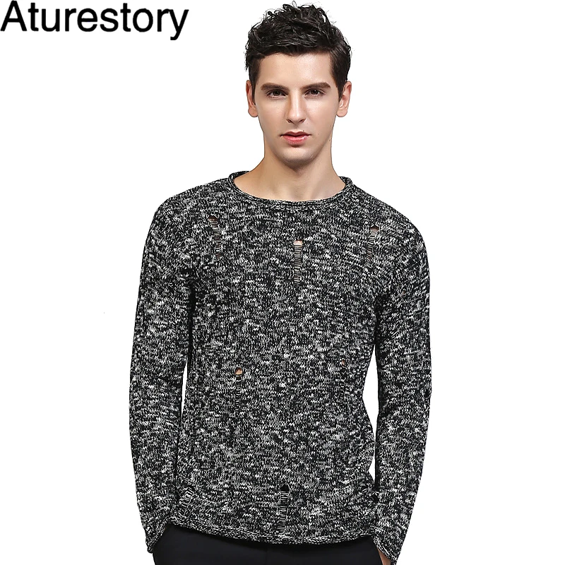 Aturestory Brand Fashion Autumn Mens Sweaters High Quality