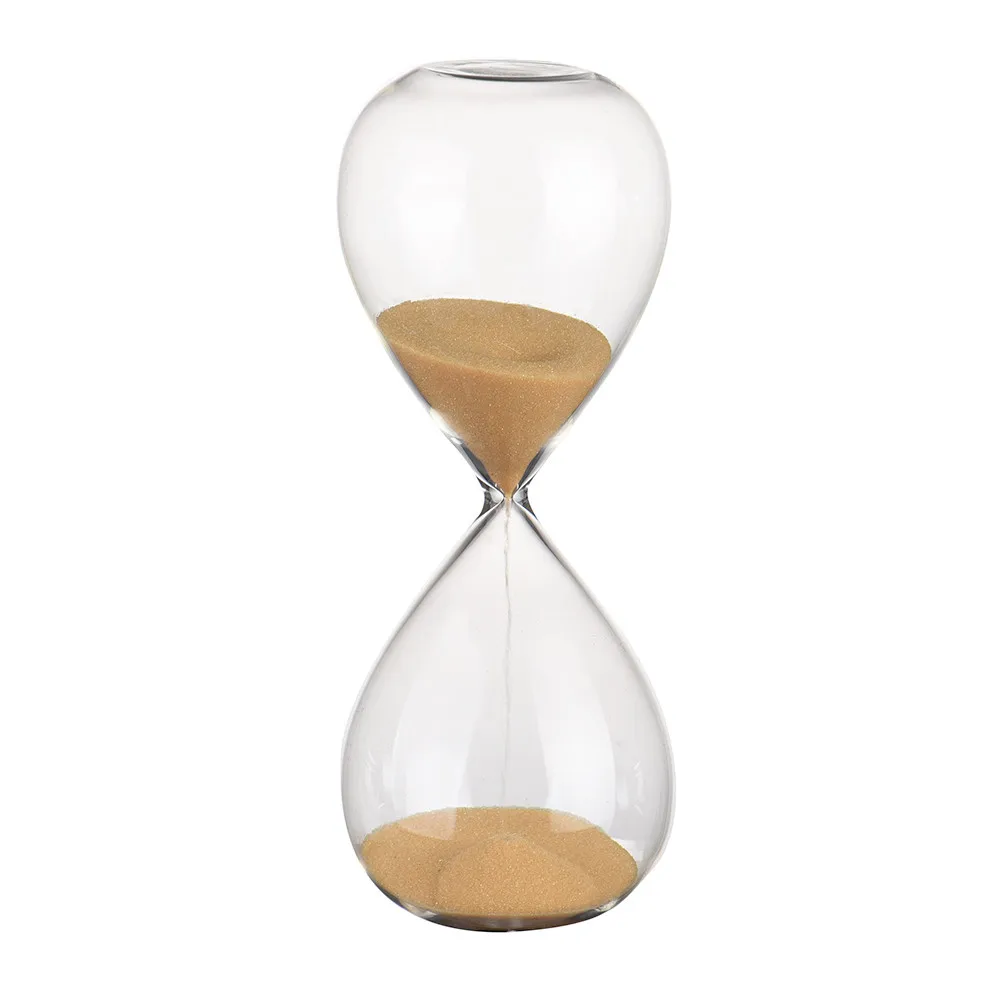Горячая распродажа Прозрачный стеклянные песочные часы таймер 10 минут времени подарок#20