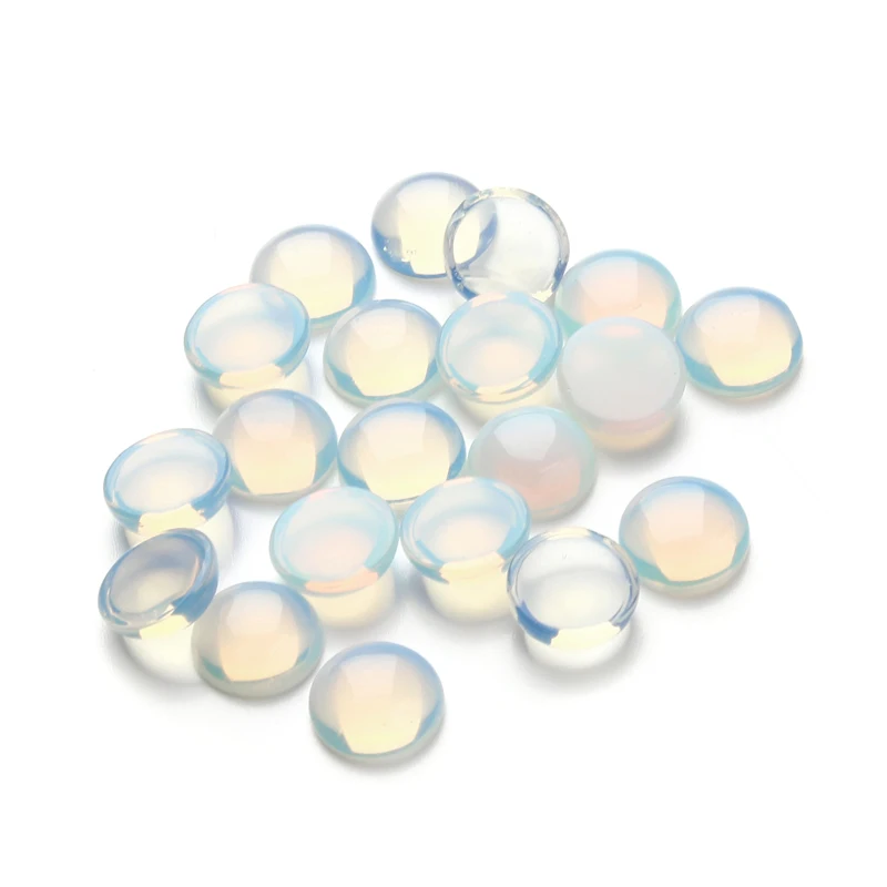 Lot de 20 Perles Pierres Naturelles Opale 10mm 