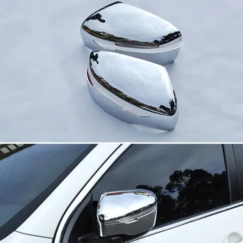 

Fit For Nissan Qashqai 2014 2015 2016 2017 ABS Chrome Back Rear View Rearview Side Door Mirror Cover Stick Trim Frame 2pcs/set